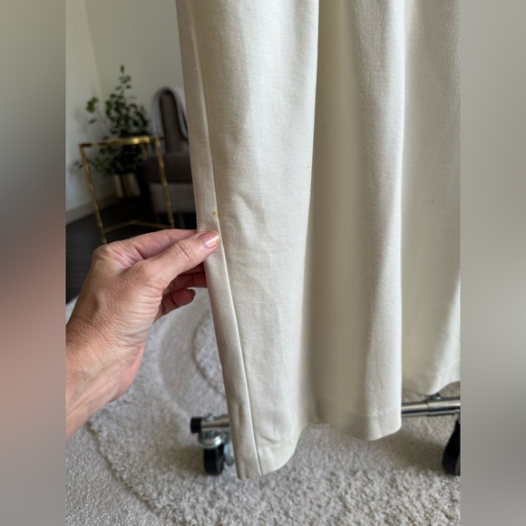 Banana Republic Cream Sheath Midi Dress V-Neck Sleeveless Size 4 - Picture 5 of 12